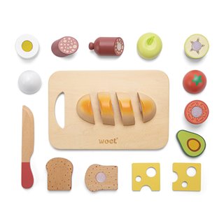 Snijset - ontbijt met snijplank